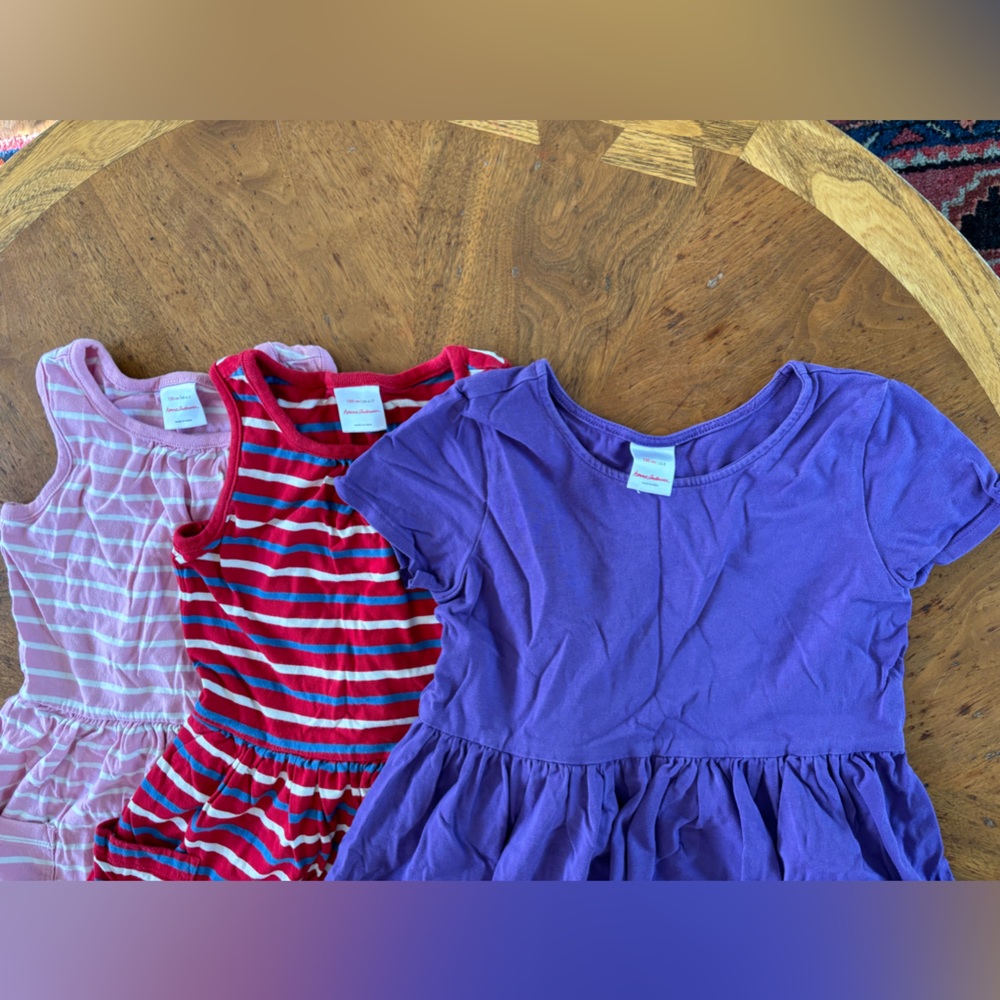 THREE Hanna Andersson Dresses - Like New!